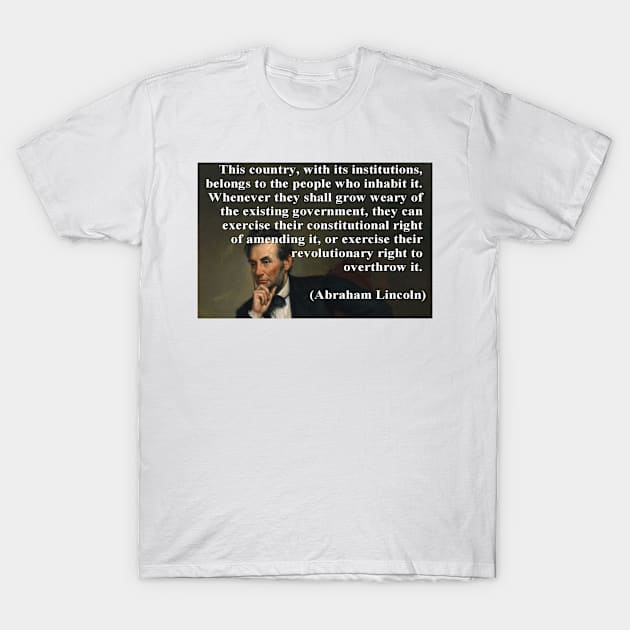 Lincoln knew T-Shirt by ProfessorJayTee